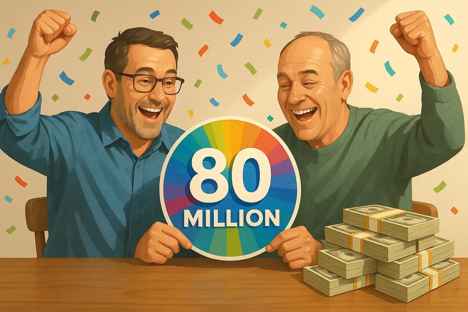 Two Ontario Friends Claim Record $80 Million Lottery Jackpot