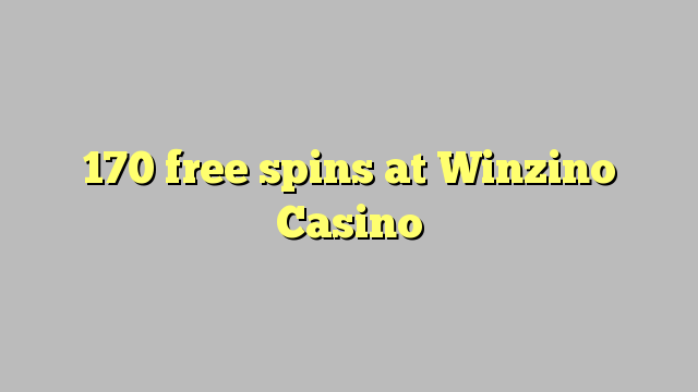 170 free spins at Winzino Casino