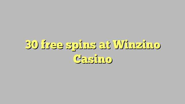 Winzino Casino的30免费旋转