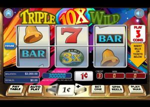 Triple 10x Wild slot