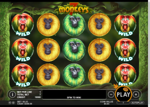 7 Monkeys video slot ħielsa
