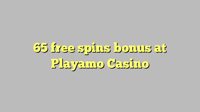 65 senza spins Bonus à Playamo Casino