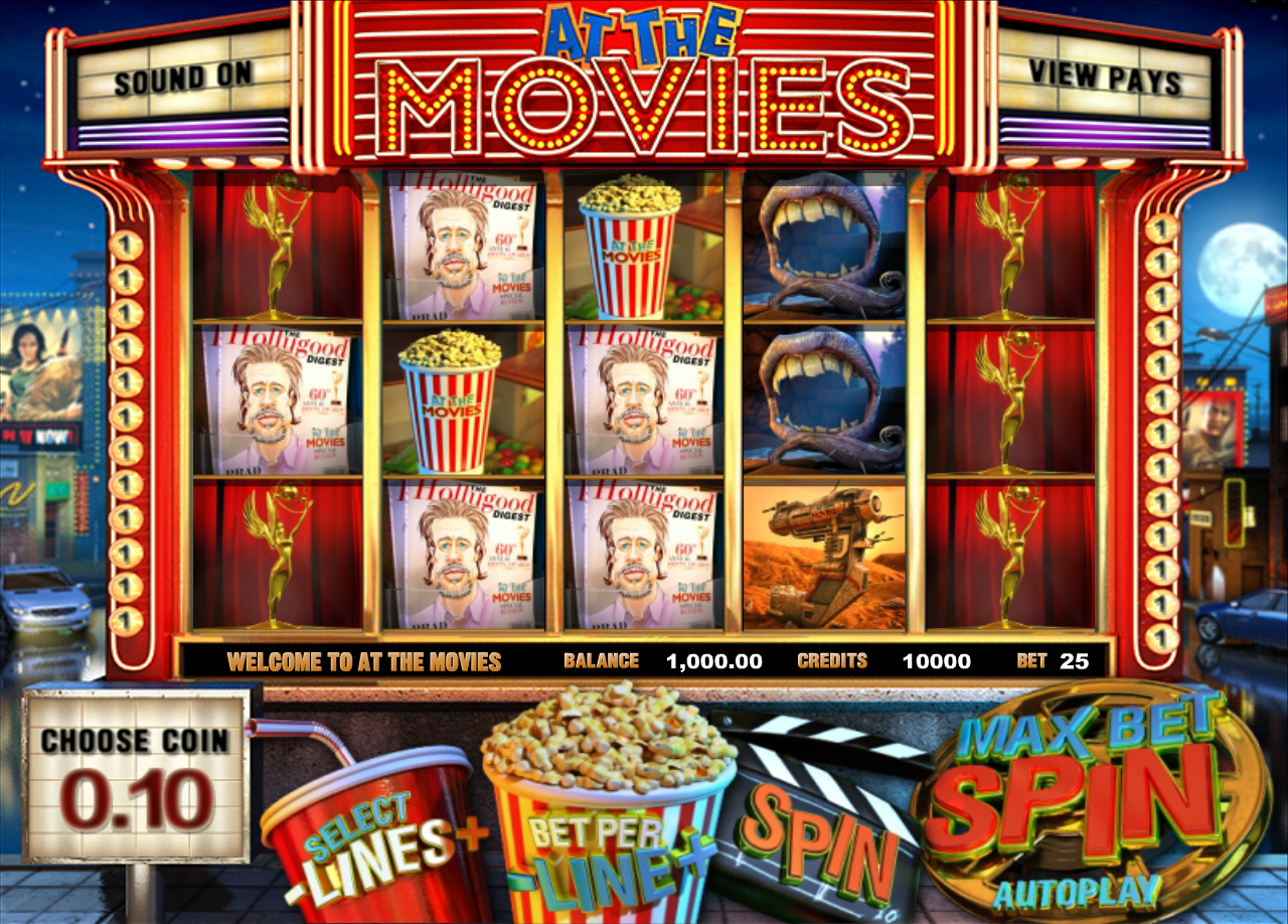 At the movies video free slot