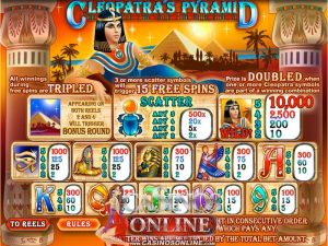 Ranura de la pirámide de Cleopatra