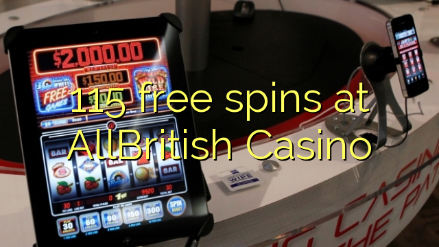 115 free spins at AllBritish  Casino