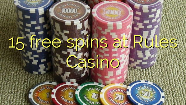 15 free spins at Rules Casino