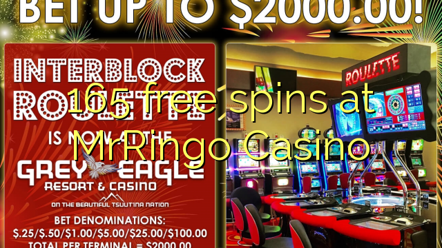 165 free spins at MrRingo Casino