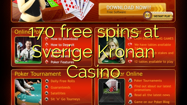 170 free spins at Sverige Kronan Casino