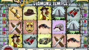 Diamond Temple (Jenny Nevada) gêm slot rhad ac am ddim
