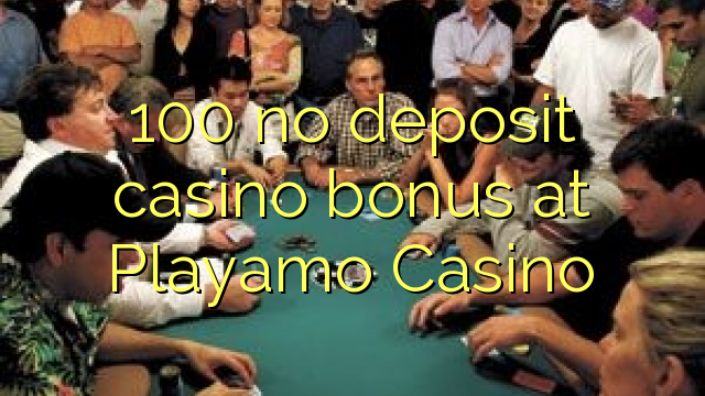 100 no deposit casino bonus at Playamo Casino