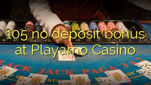 105 no deposit bonus at Playamo Casino