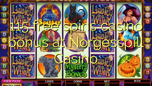 115 free spins casino bonus at Norgesspill Casino