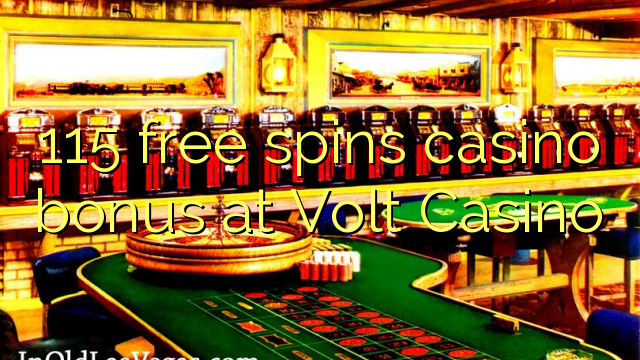 115 free spins casino bonus at Volt  Casino