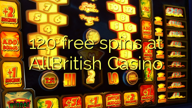 120 free spins at AllBritish  Casino