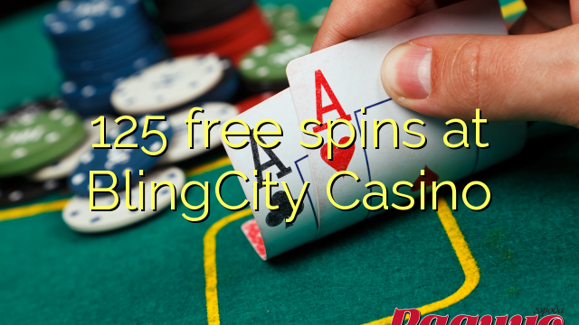 125 free spins at BlingCity Casino