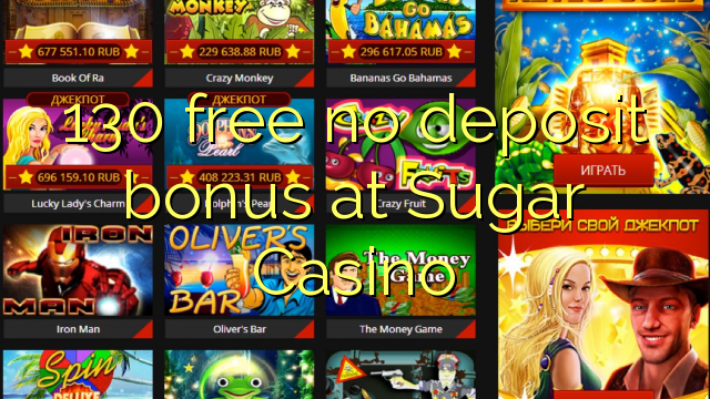 130 free no deposit bonus at Sugar Casino