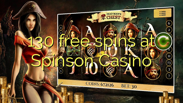 130 free spins at Spinson Casino