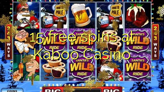 15 free spins at Kaboo Casino