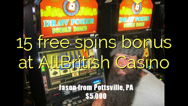 15 free spins bonus at AllBritish  Casino