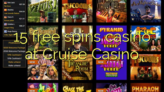15 free spins casino at Cruise Casino