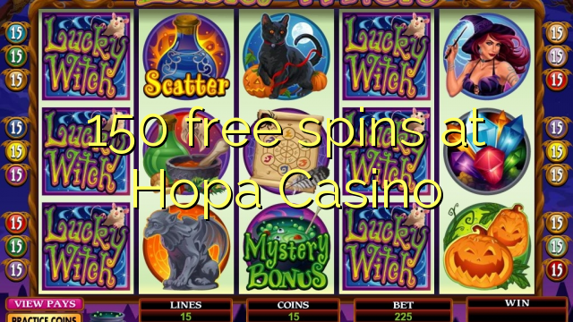 150 free spins sa Hopa Casino
