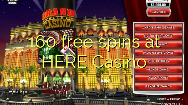 160 free spins at HERE Casino