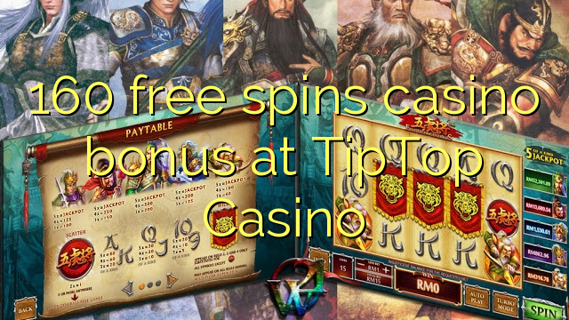 160 ufulu amanena kasino bonasi pa TipTop Casino