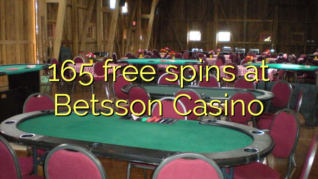 165 free spins at Betsson Casino