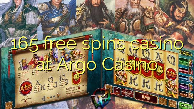 165 gratis spinnar casino på Argo Casino