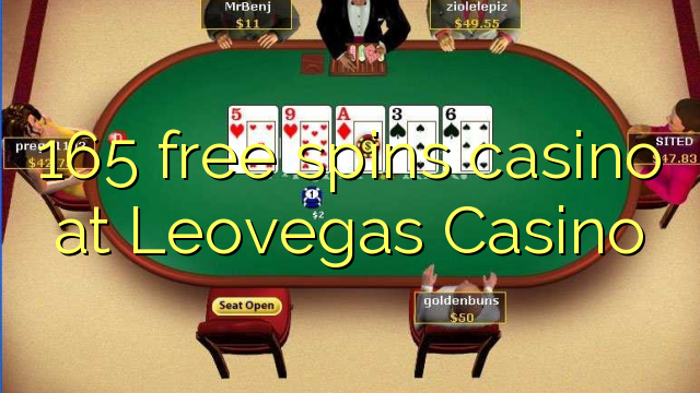 165 giros gratis de casino en casino Leovegas