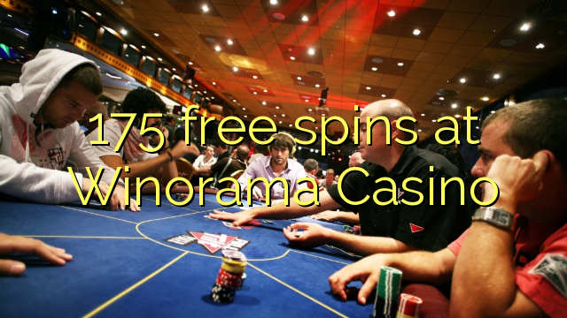 175 free spins at Winorama Casino