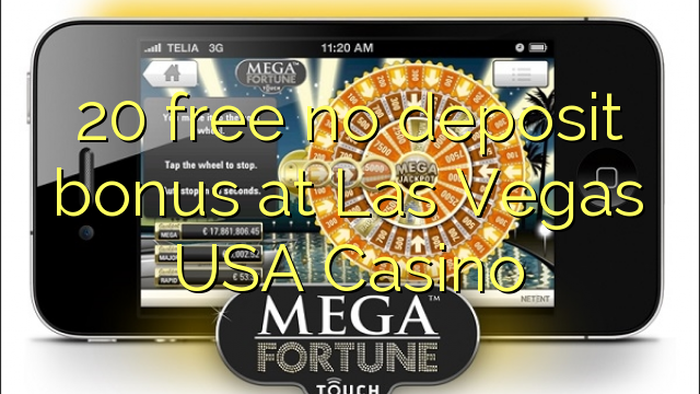 20 free no deposit bonus at Las Vegas USA Casino