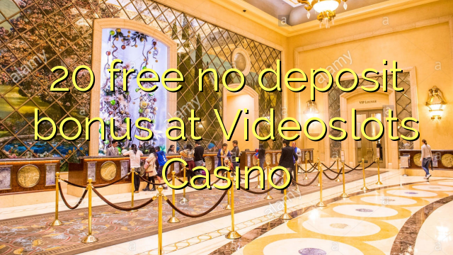 20 free no deposit bonus at Videoslots Casino