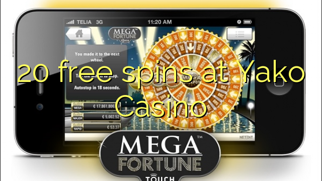 20 free spins at Yako  Casino