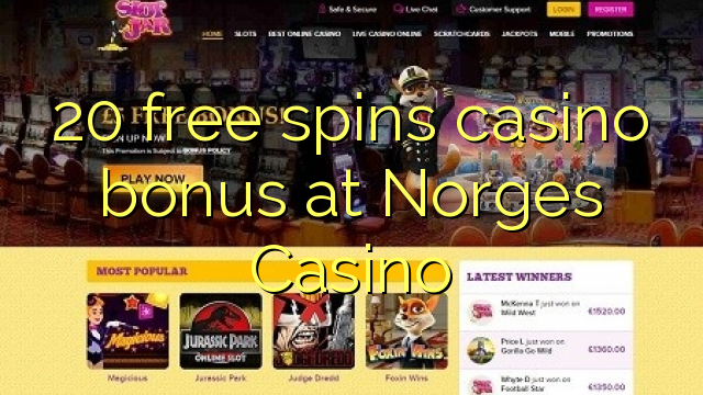 20 free spins casino bonus at Norges Casino