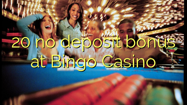 20 no deposit bonus at Bingo Casino