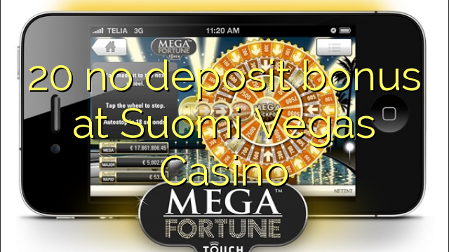 20 no deposit bonus at Suomi Vegas Casino