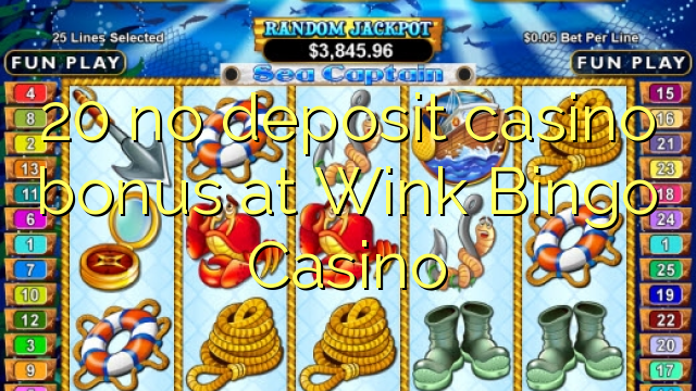 20 no deposit casino bonus at Wink Bingo Casino