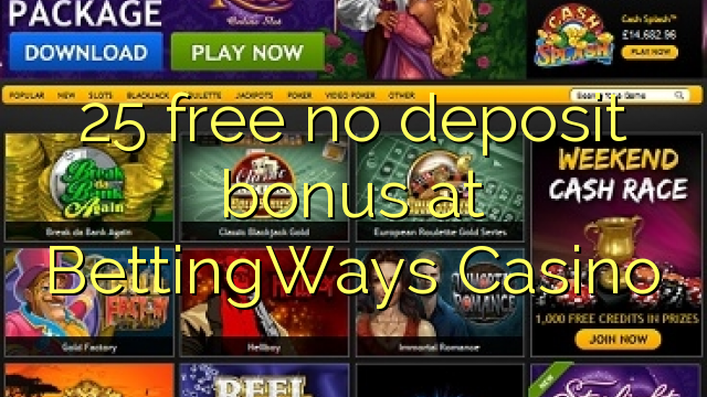 25 Bonus ohne Einzahlung bei BettingWays Casino kostenlos