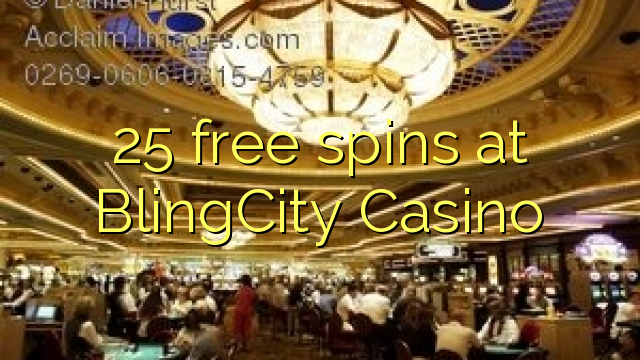 25 free spins at BlingCity Casino