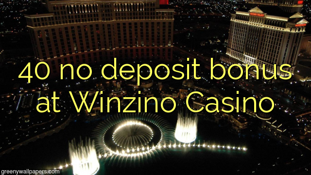 40 no deposit bonus at Winzino Casino