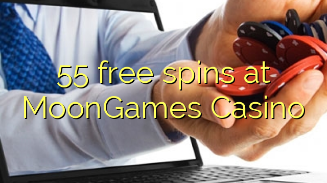 55 free spins at MoonGames Casino