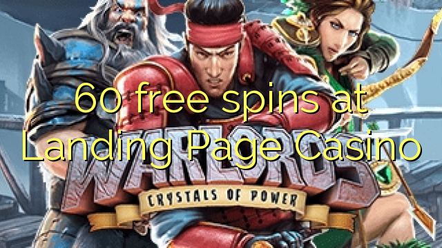 60 free spins at Landing Page Casino