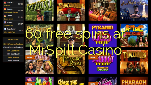 60 free spins at MrSpill Casino