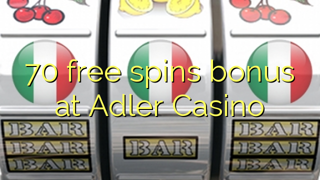 70 gratis spins bonus på Adler Casino
