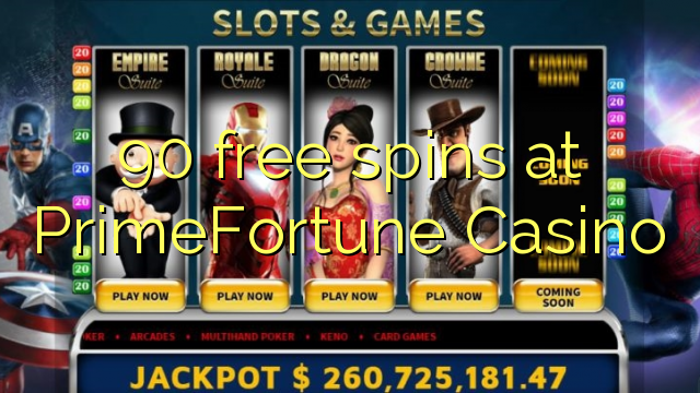 90 free spins at PrimeFortune Casino