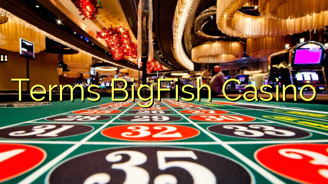 Điều khoản BigFish Casino