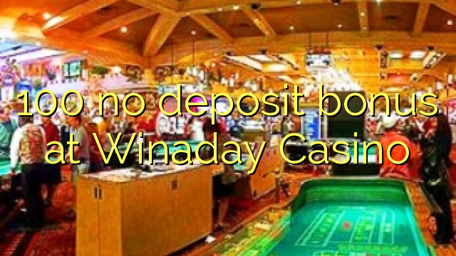 100 no deposit bonus at Winaday Casino