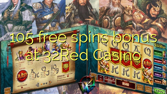 105 free spins bonus at 32Red Casino