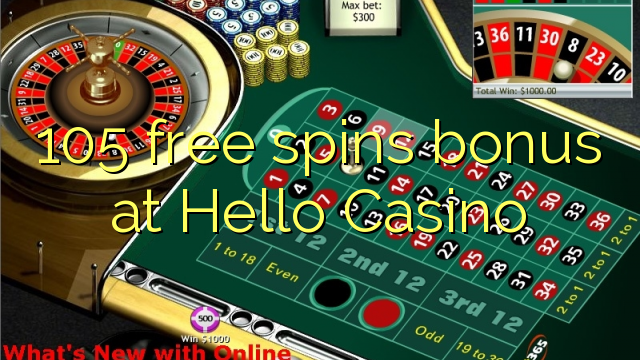 105 giros gratis de bonificación en Hola Casino